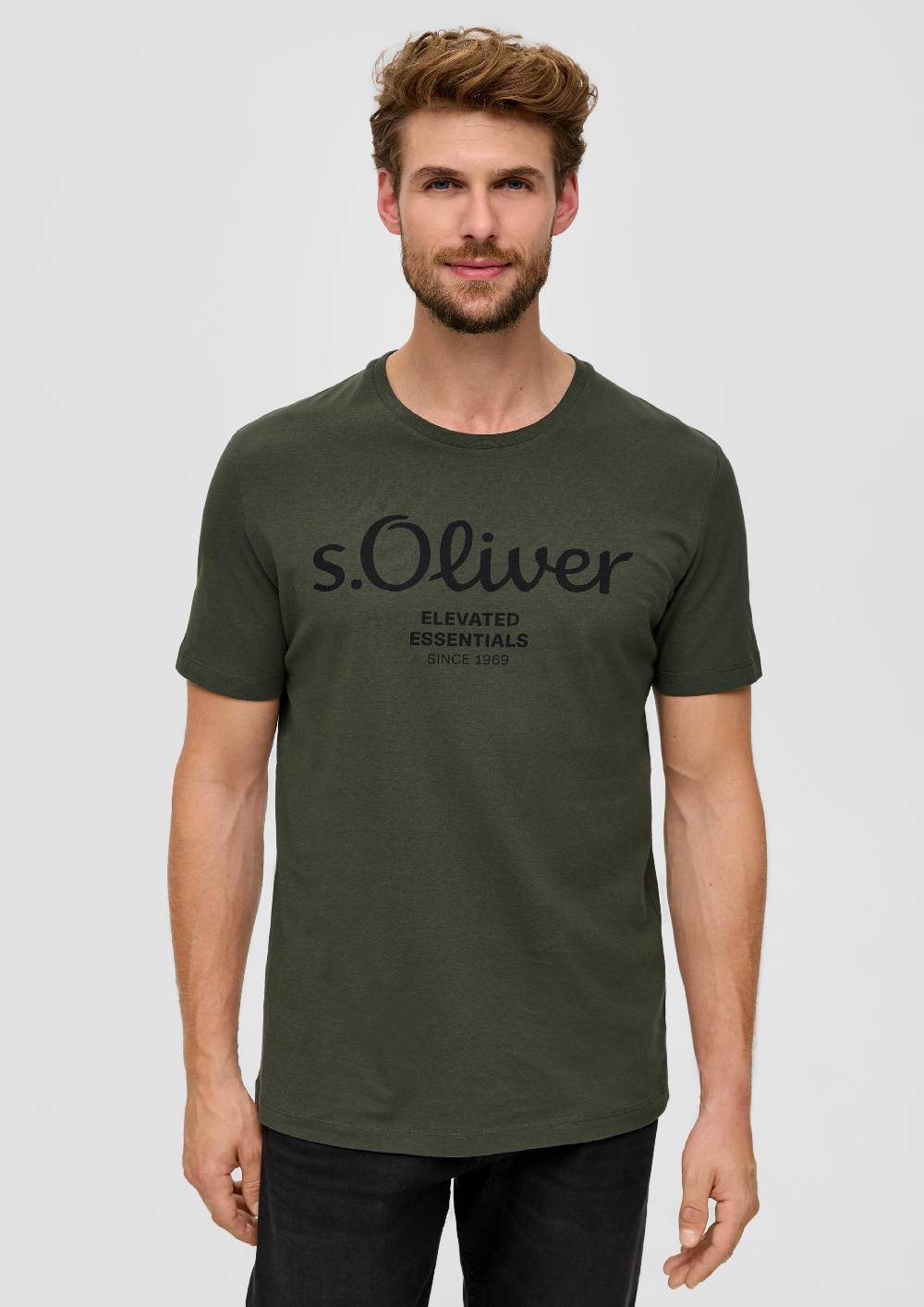 S.Oliver T-Shirt Mit Logo-Print