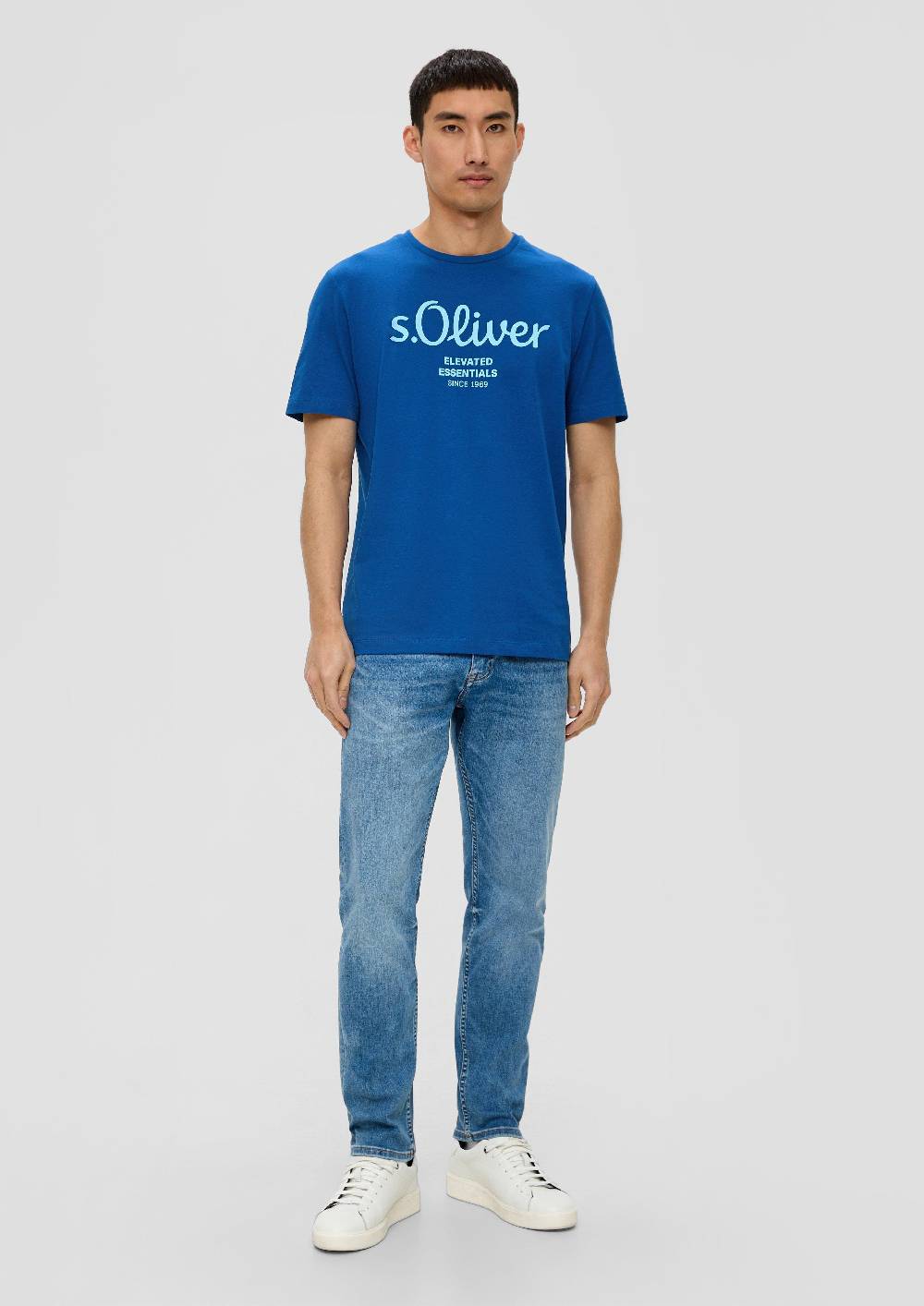 S.Oliver T-Shirt Mit Logo-Print