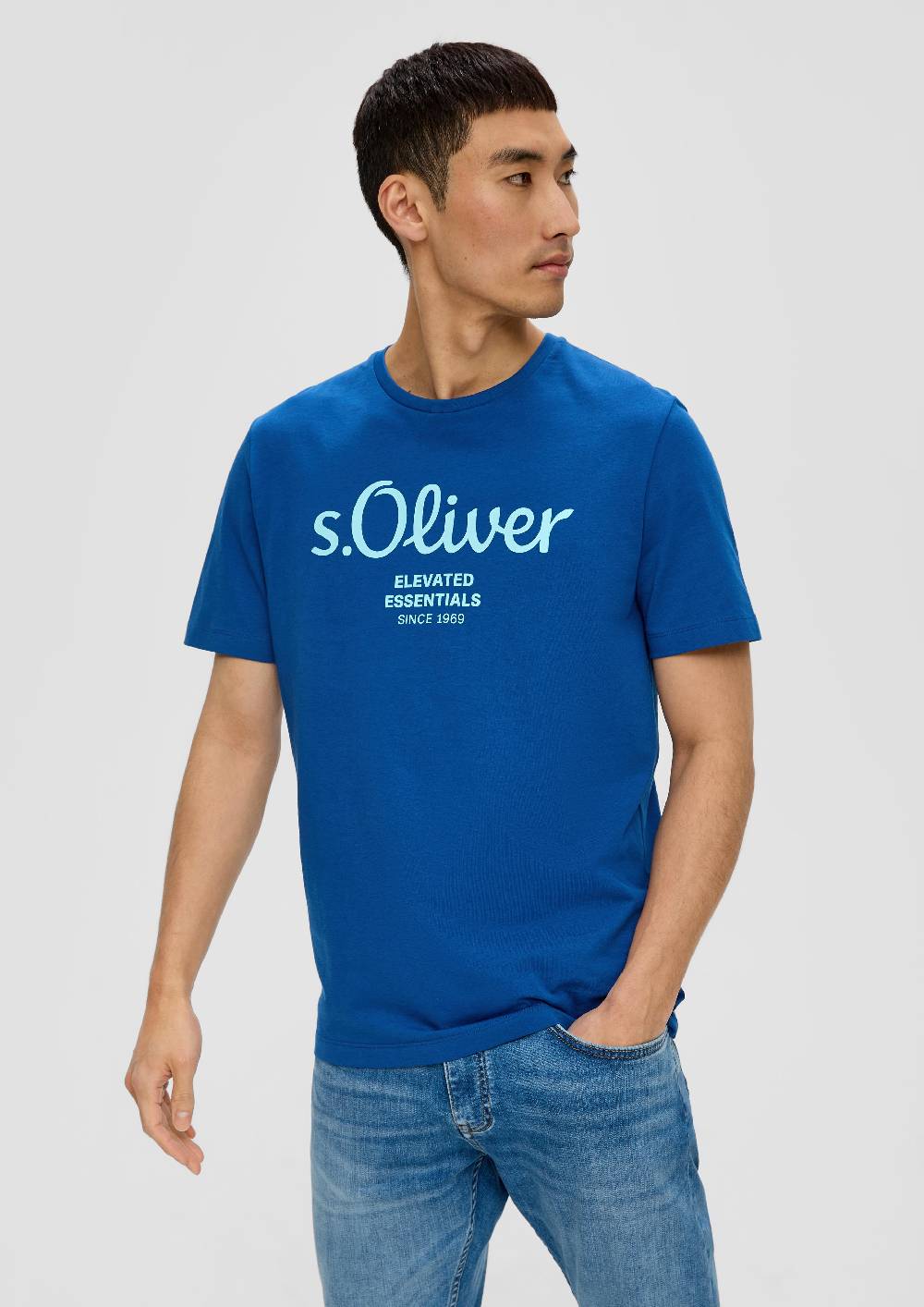 S.Oliver T-Shirt Mit Logo-Print