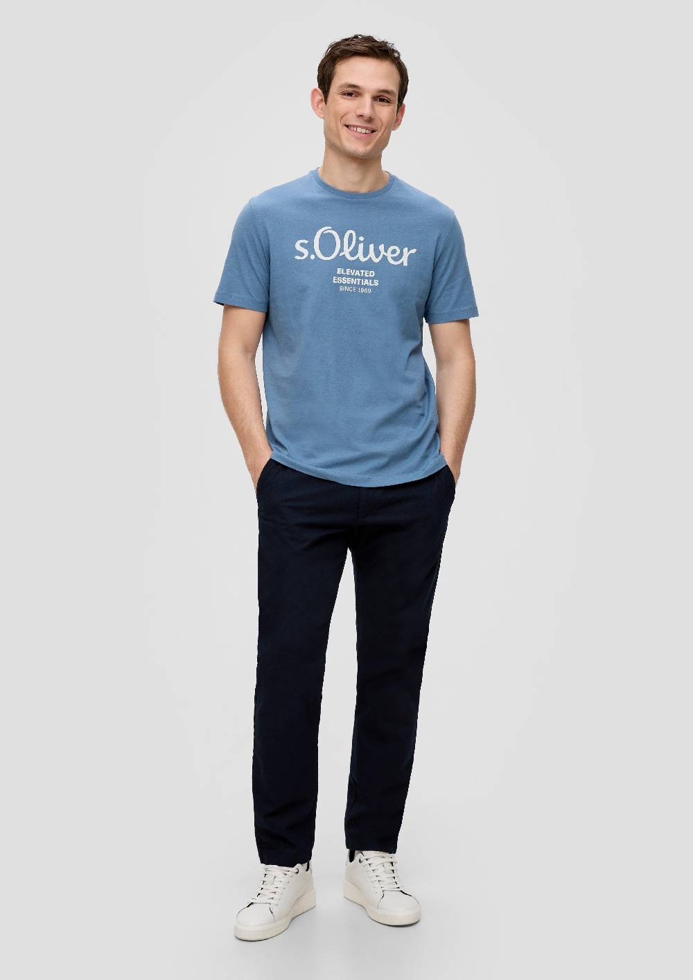 S.Oliver T-Shirt Mit Logo-Print