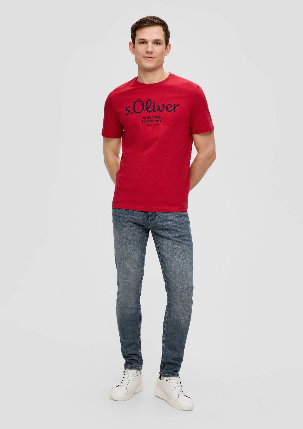 S.Oliver T-Shirt Mit Logo-Print