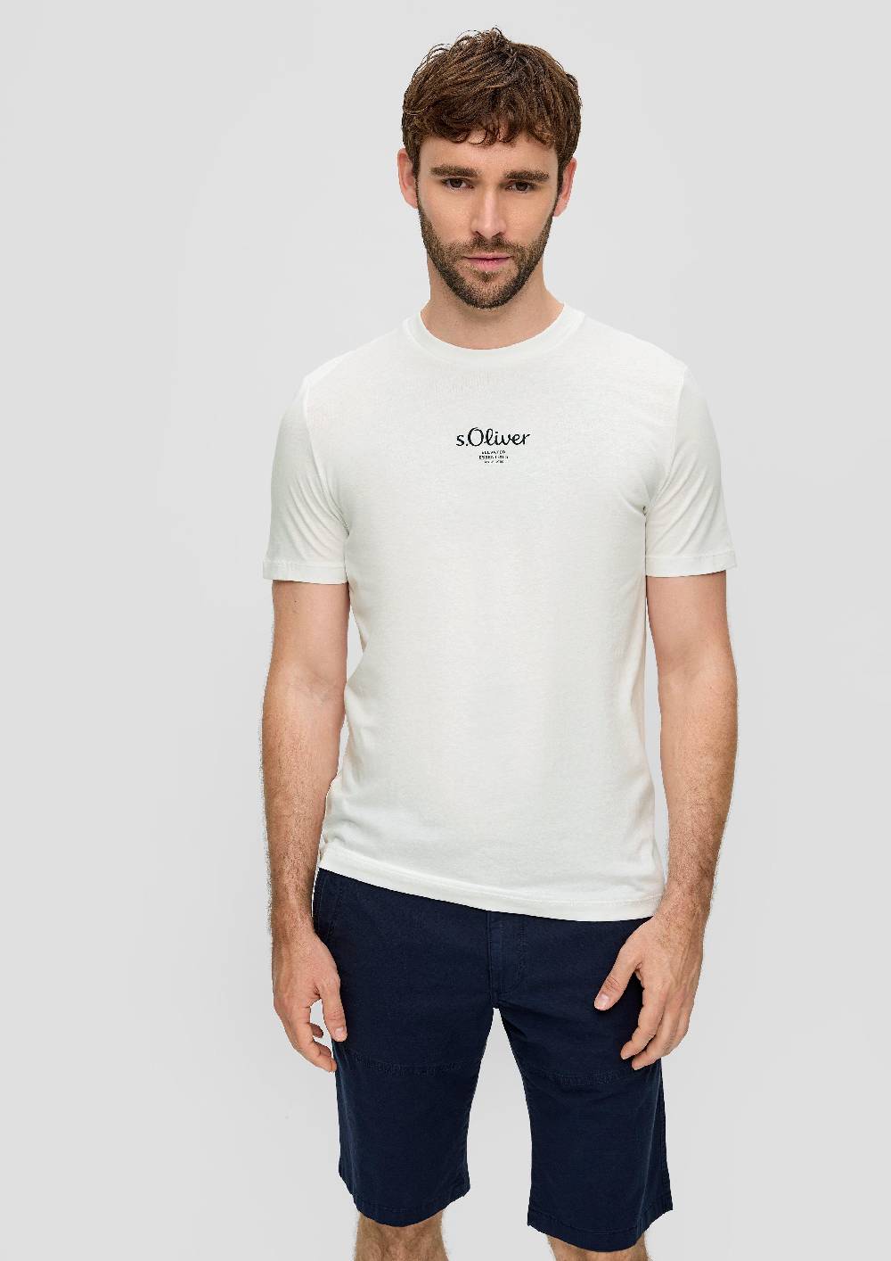 S.Oliver T-Shirt Mit Logo-Print