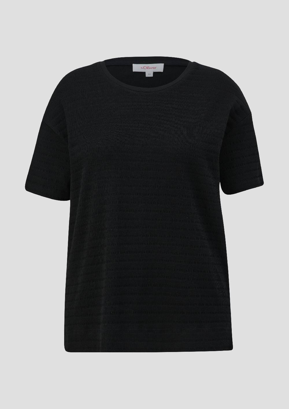 S.Oliver T-Shirt Mit Musterstruktur