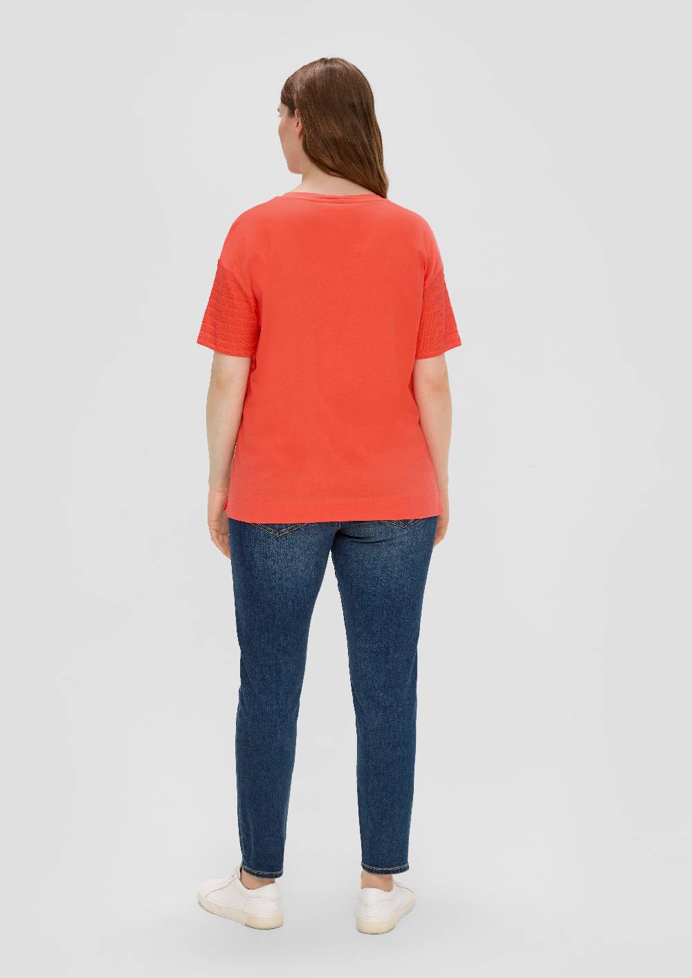 S.Oliver T-Shirt Mit Musterstruktur