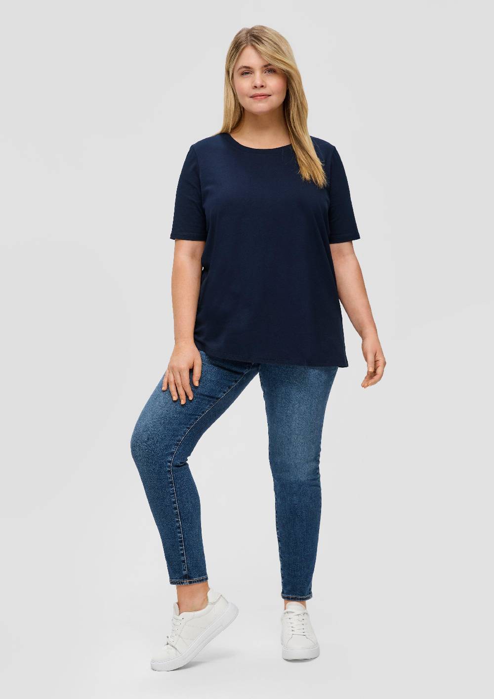 S.Oliver T-Shirt Mit Plisseefalten Am Rücken