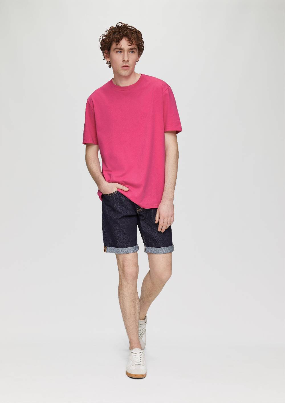 S.Oliver T-Shirt Mit Rippblende