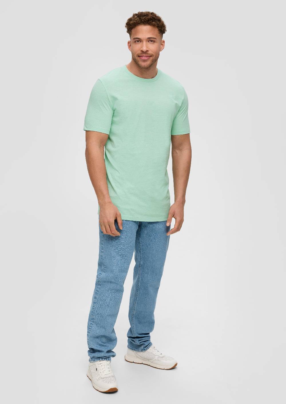 S.Oliver T-Shirt Mit Rundhals-Ausschnitt