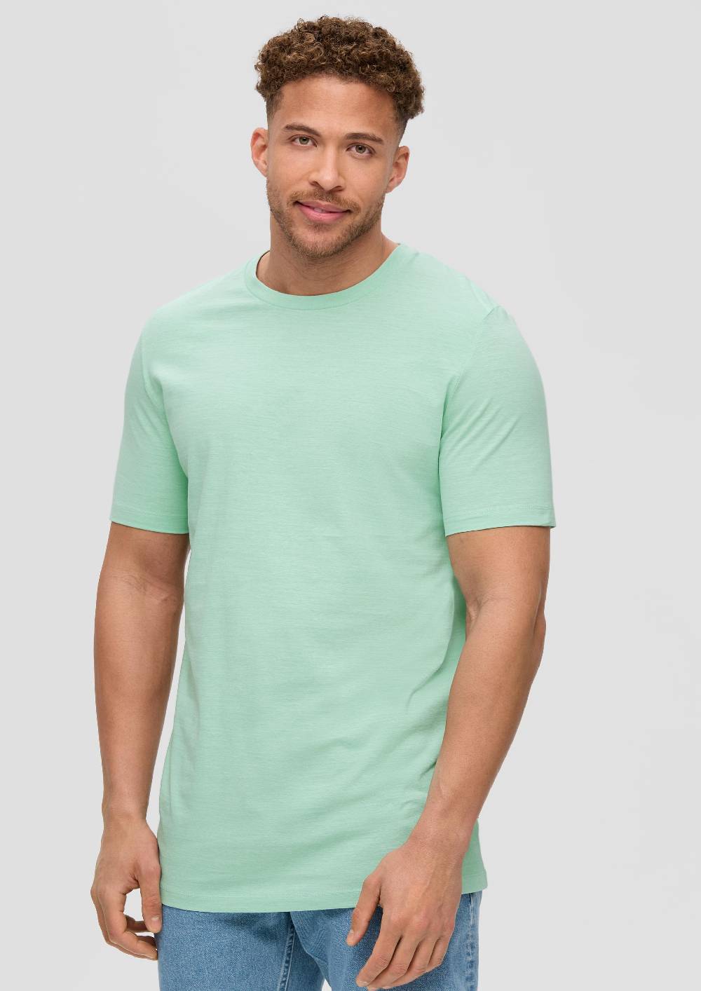 S.Oliver T-Shirt Mit Rundhals-Ausschnitt