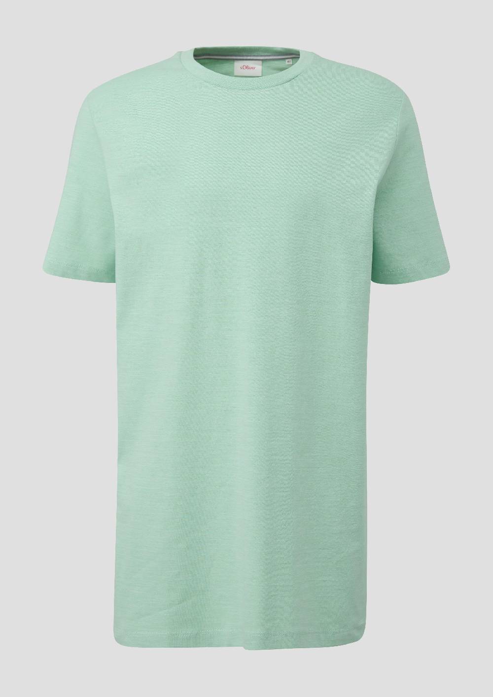 S.Oliver T-Shirt Mit Rundhals-Ausschnitt