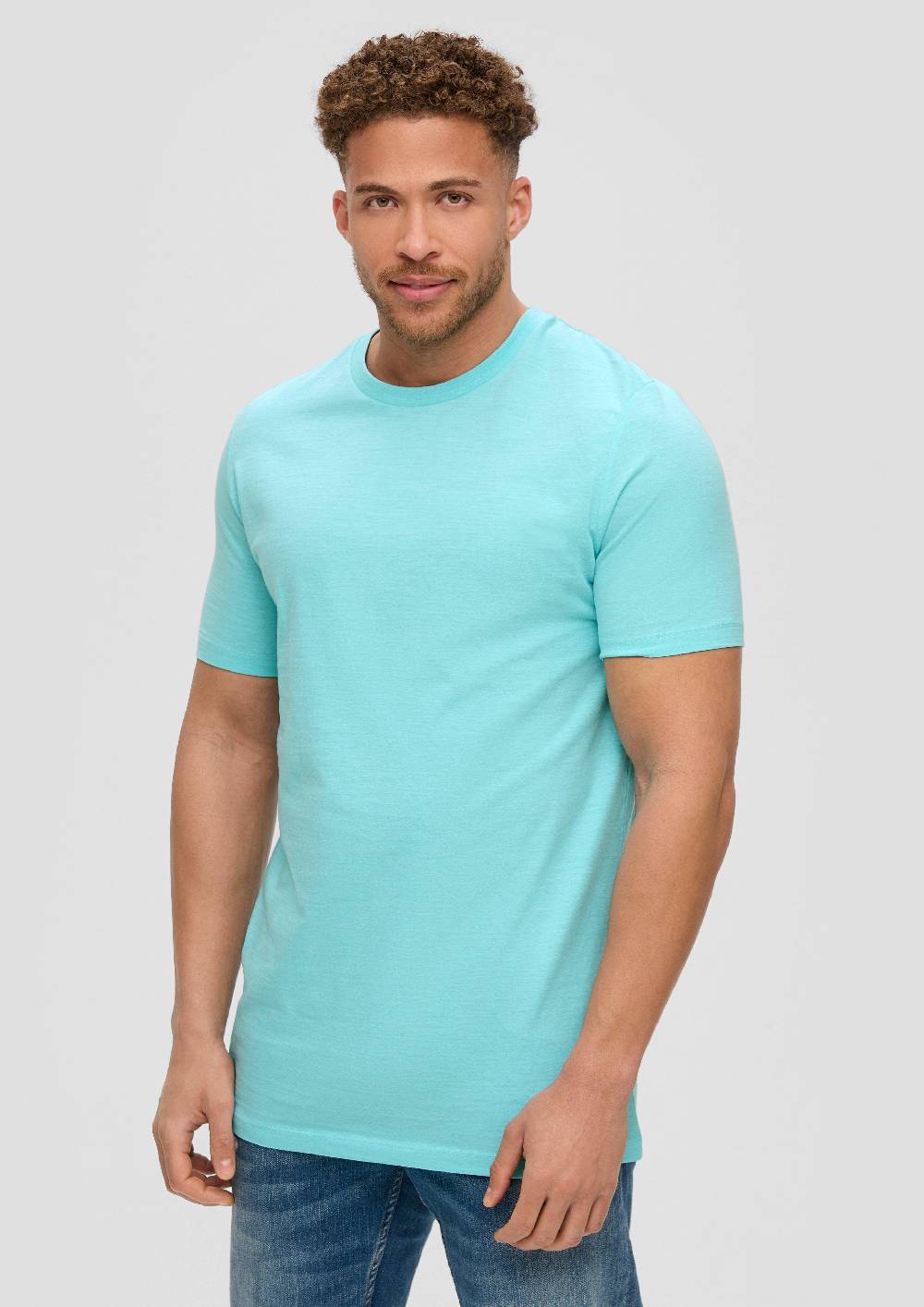S.Oliver T-Shirt Mit Rundhals-Ausschnitt