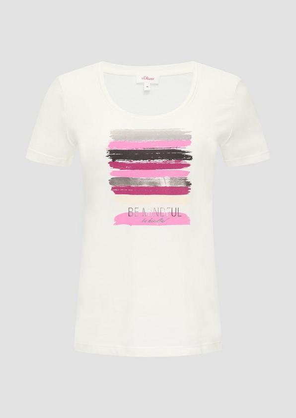 s.Oliver T-Shirt mit Schriftprint