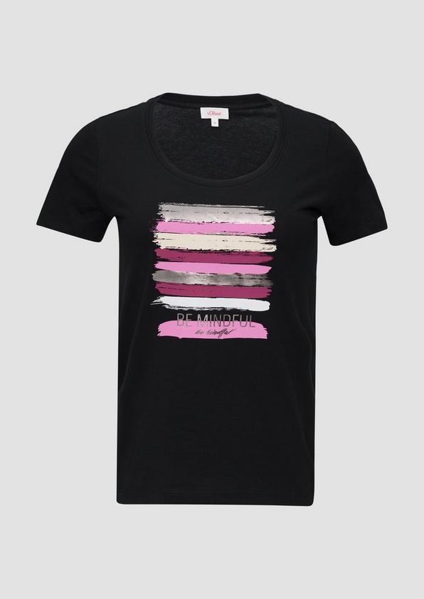 s.Oliver T-Shirt mit Schriftprint