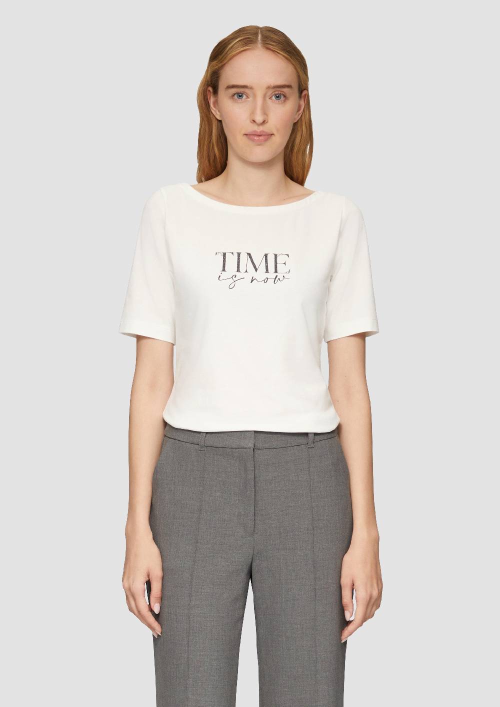 S.Oliver T-Shirt Mit Statement Print