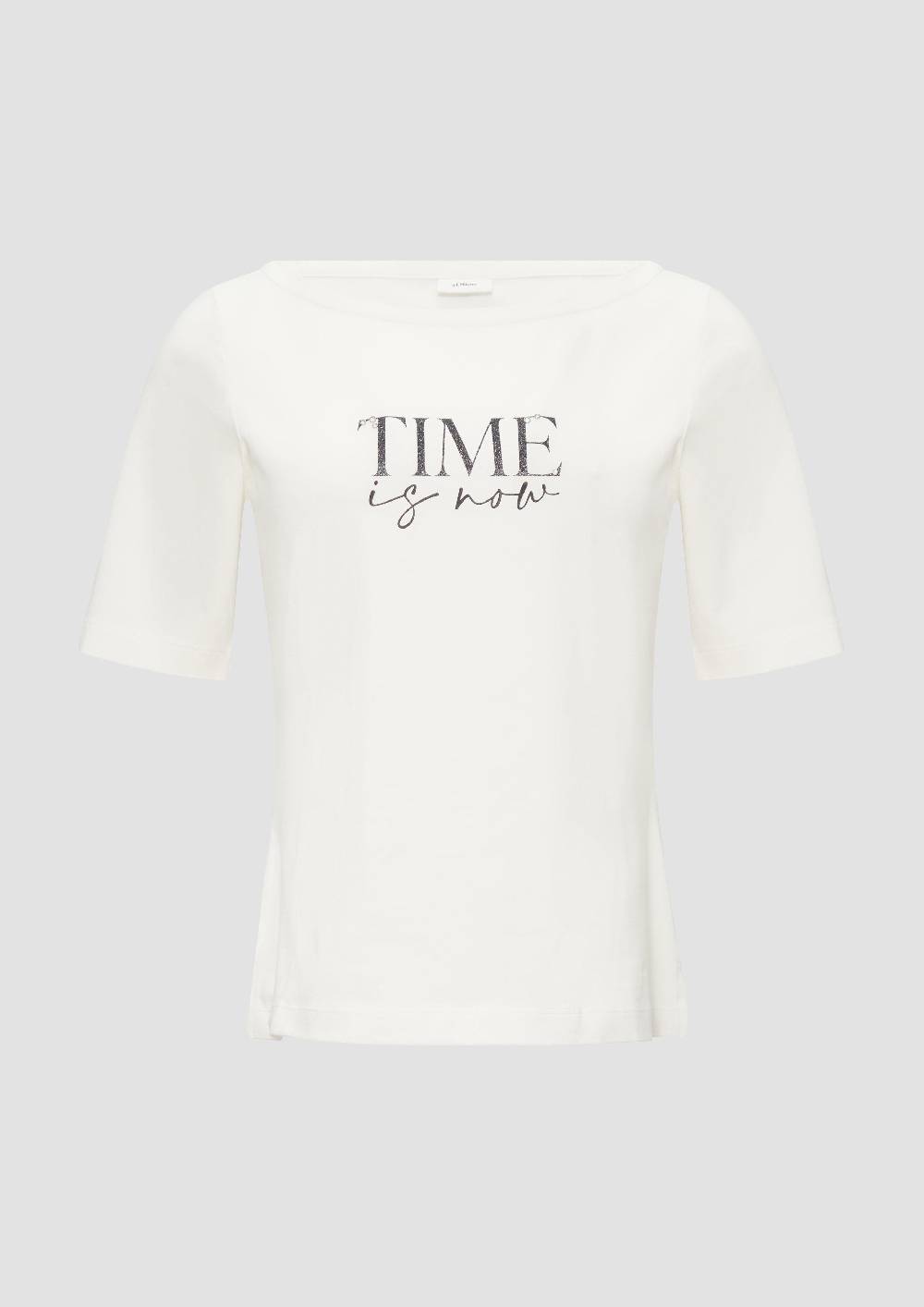S.Oliver T-Shirt Mit Statement Print