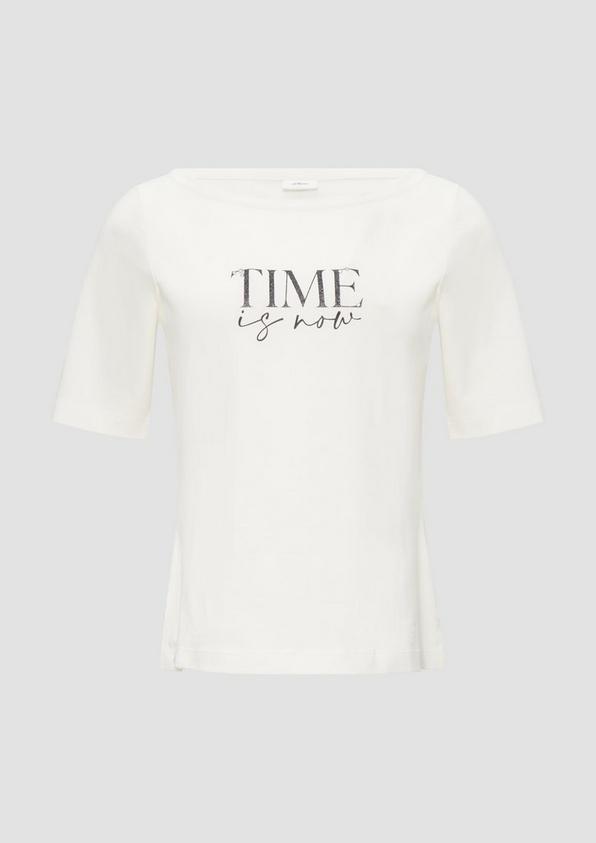 S.Oliver T-Shirt Mit Statement Print
