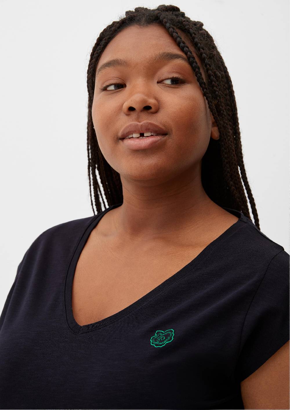 S.Oliver T-Shirt Mit Stickerei