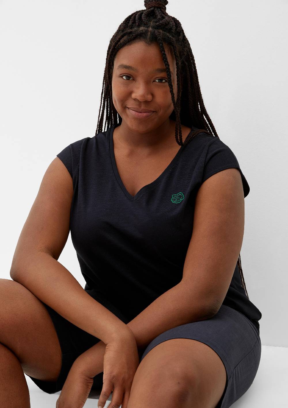 S.Oliver T-Shirt Mit Stickerei