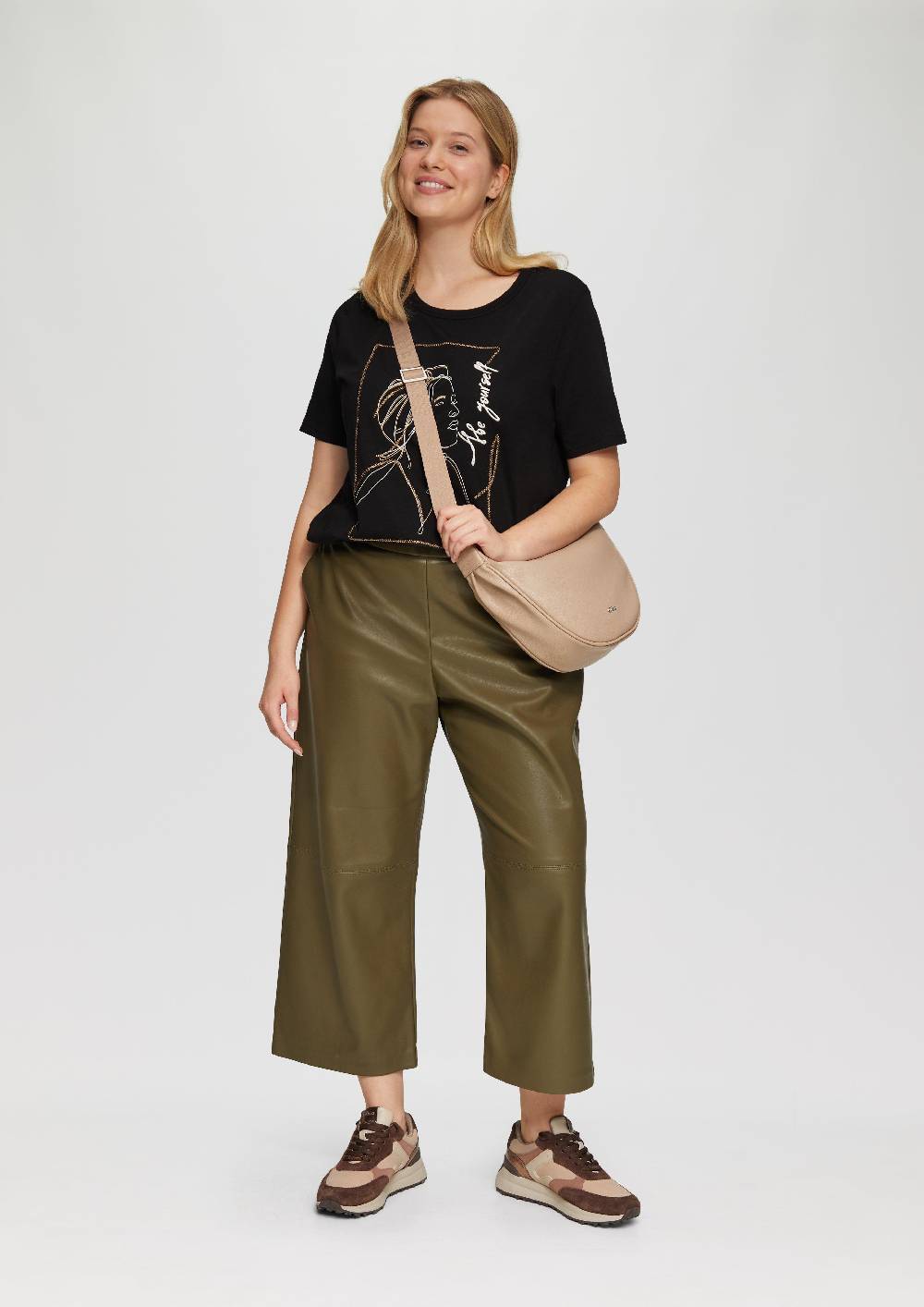 S.Oliver T-Shirt Mit Stickerei-Artwork