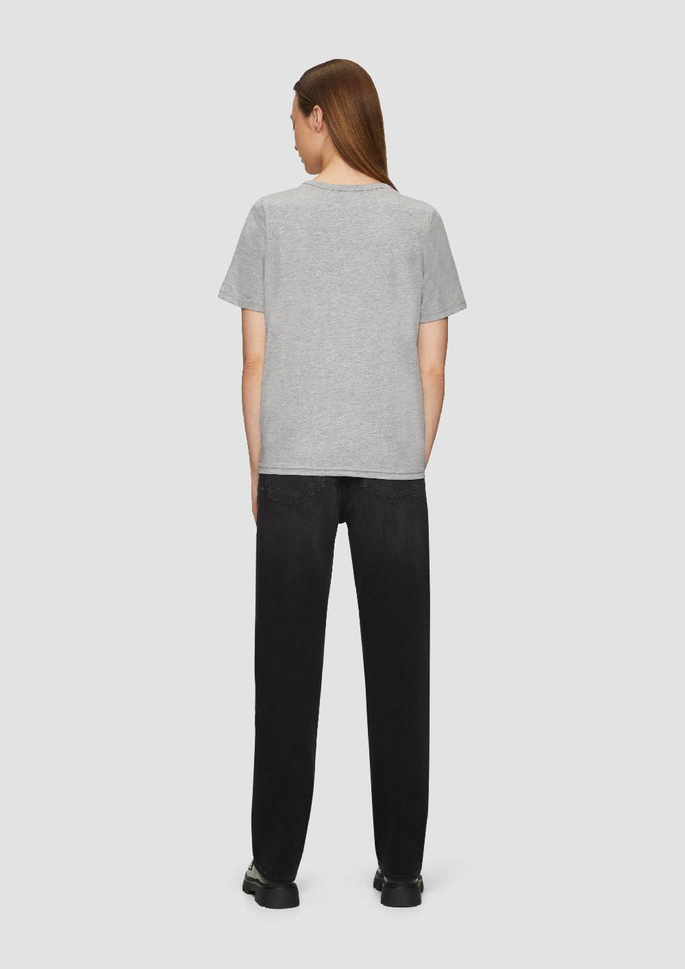 S.Oliver T-Shirt Mit Stickerei-Artwork