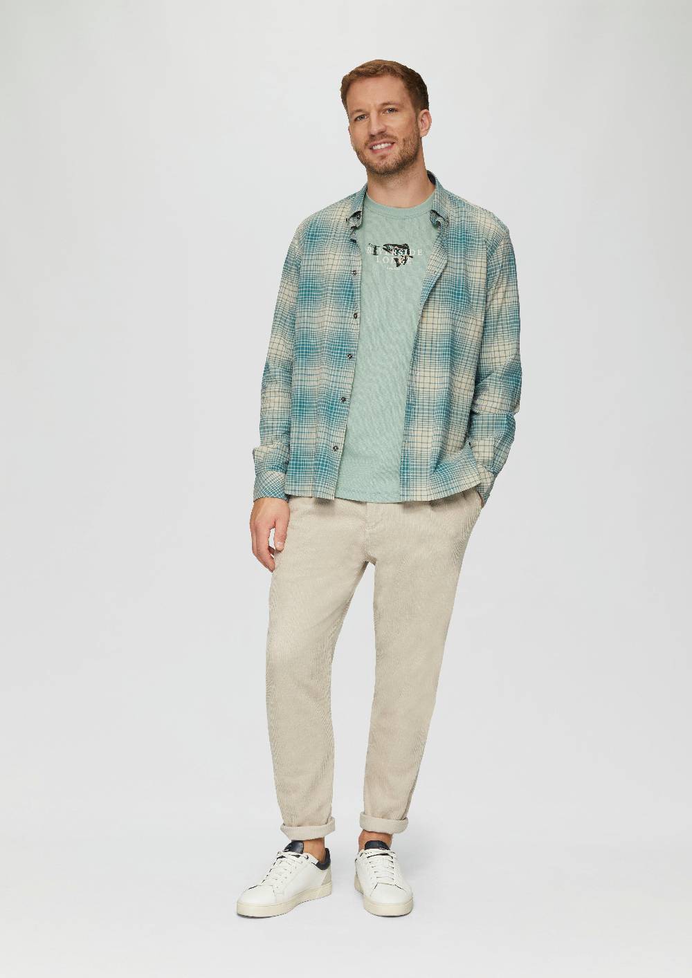 S.Oliver T-Shirt Mit Stickerei Aus Waffeljersey