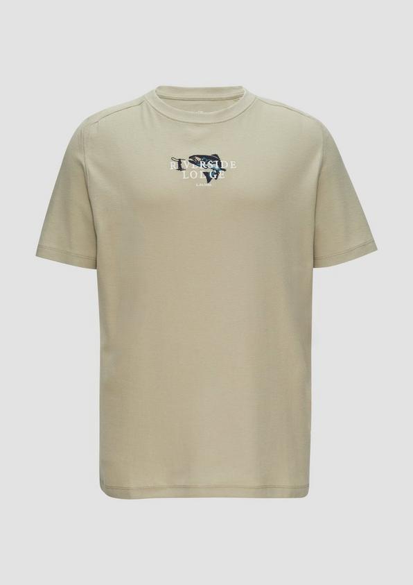 s.Oliver T-Shirt mit Stickerei aus Waffeljersey