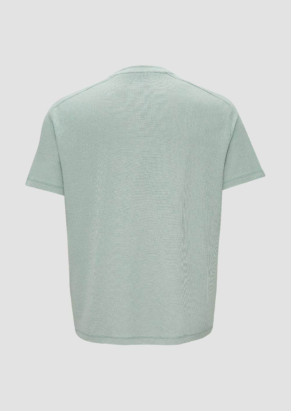 S.Oliver T-Shirt Mit Stickerei Aus Waffeljersey