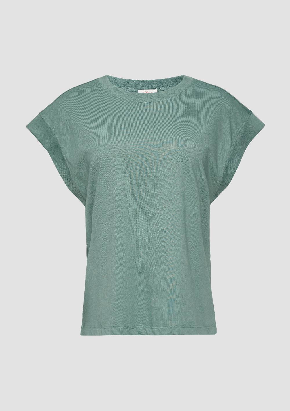 S.Oliver T-Shirt Mit überschnittenen Schultern