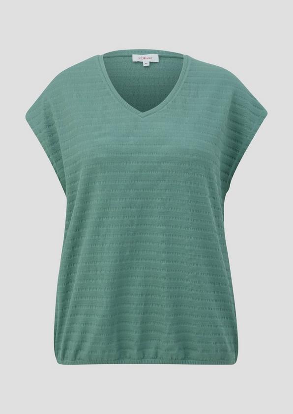 s.Oliver T-Shirt mit überschnittenen Schultern