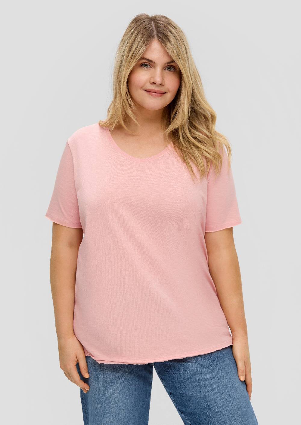 S.Oliver T-Shirt Mit V-Ausschnitt