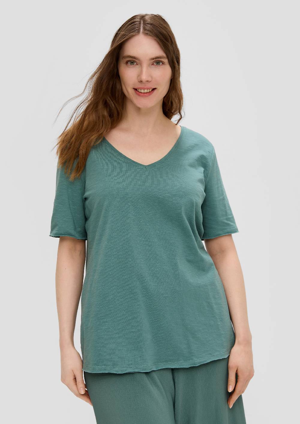 S.Oliver T-Shirt Mit V-Ausschnitt