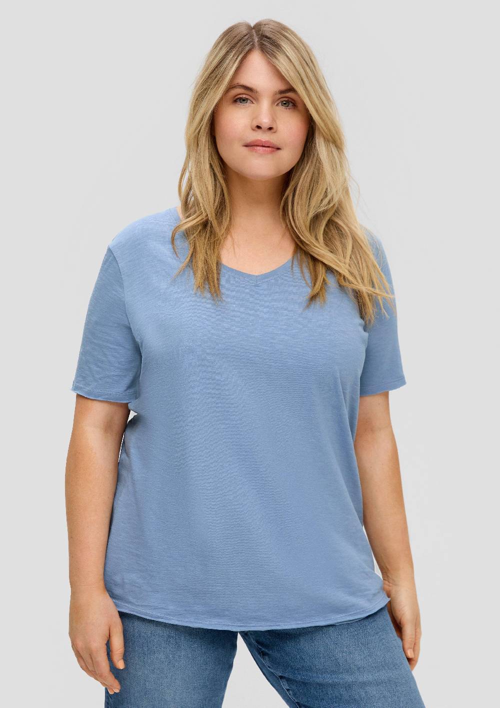 S.Oliver T-Shirt Mit V-Ausschnitt