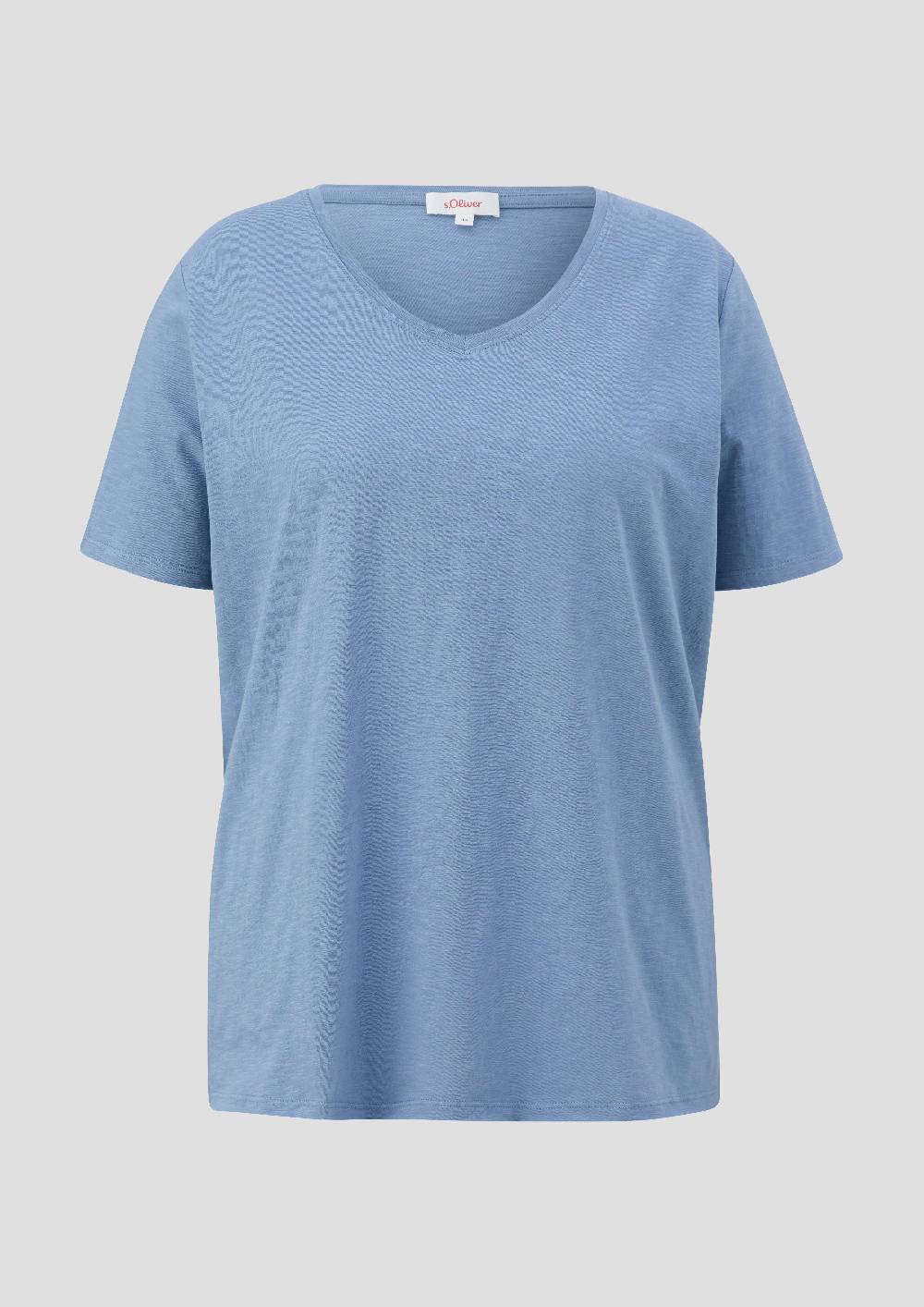 S.Oliver T-Shirt Mit V-Ausschnitt