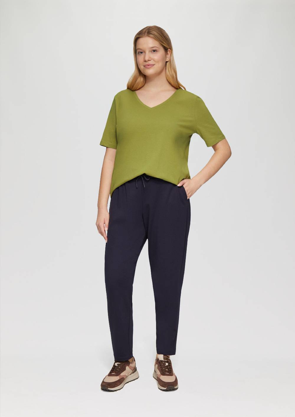 S.Oliver T-Shirt Mit V-Ausschnitt