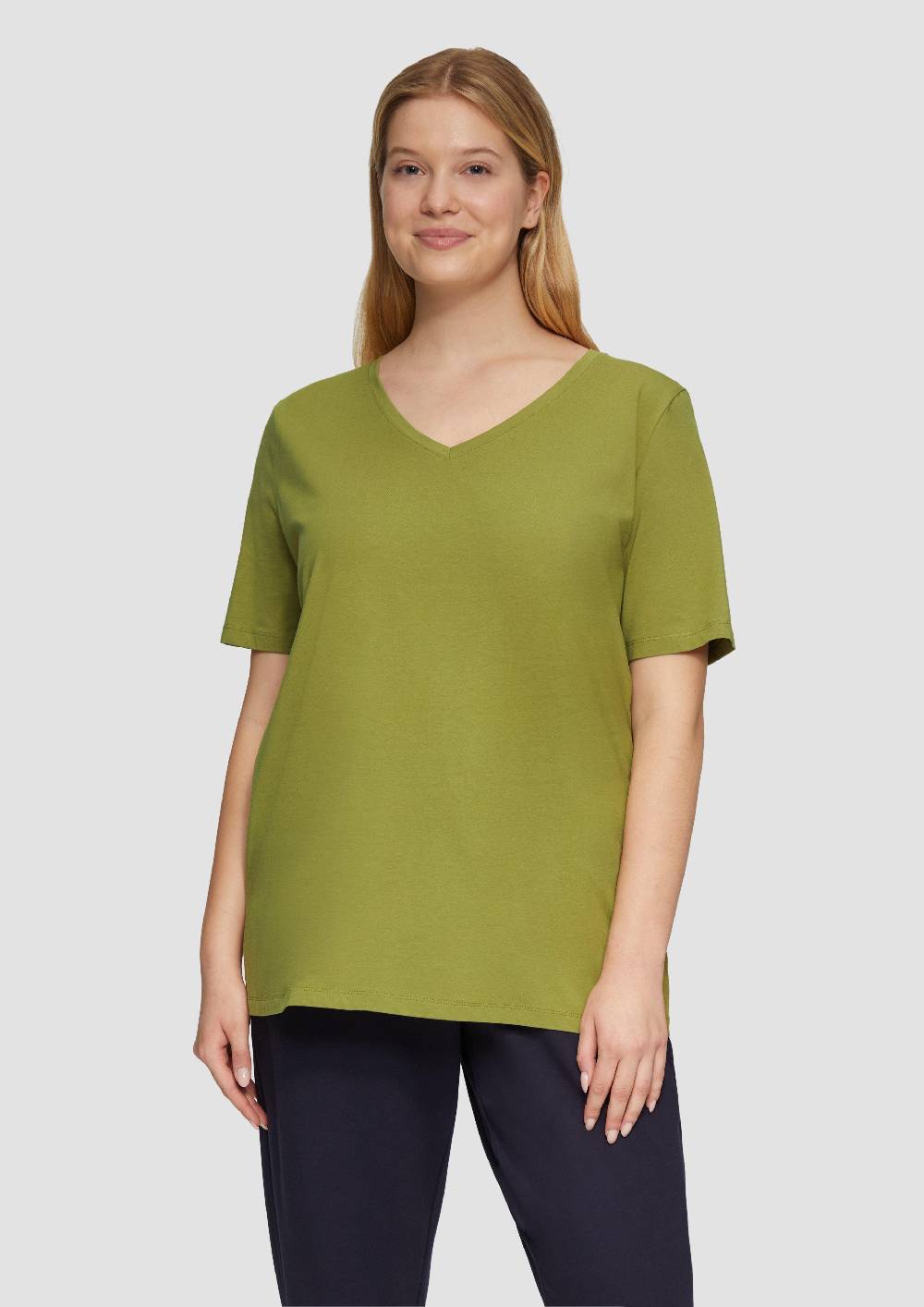 S.Oliver T-Shirt Mit V-Ausschnitt