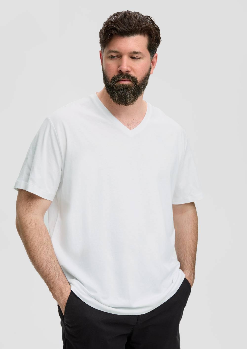 S.Oliver T-Shirt Mit V-Ausschnitt