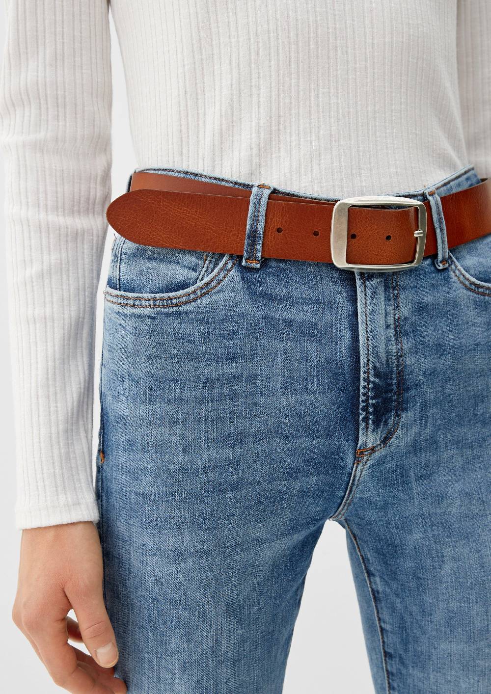 S.Oliver Taillengürtel Aus Leder