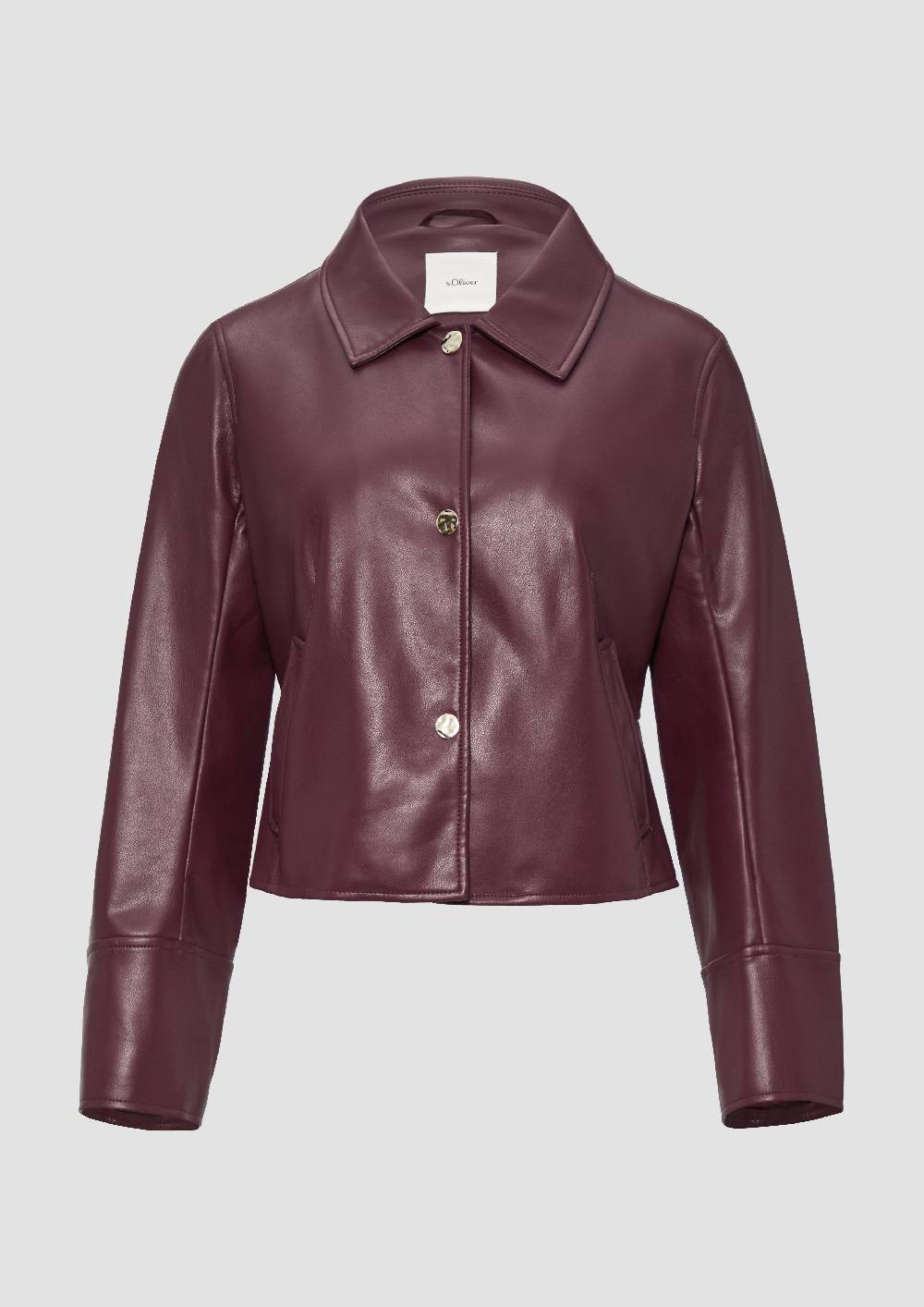 S.Oliver Taillierte Jacke Aus Lederimitat