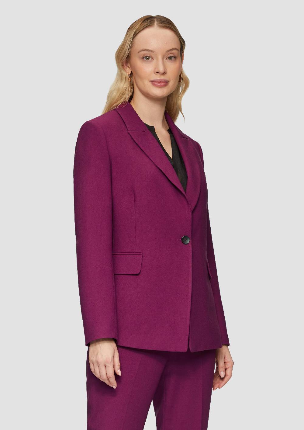 S.Oliver Taillierter Blazer Im Slim Fit