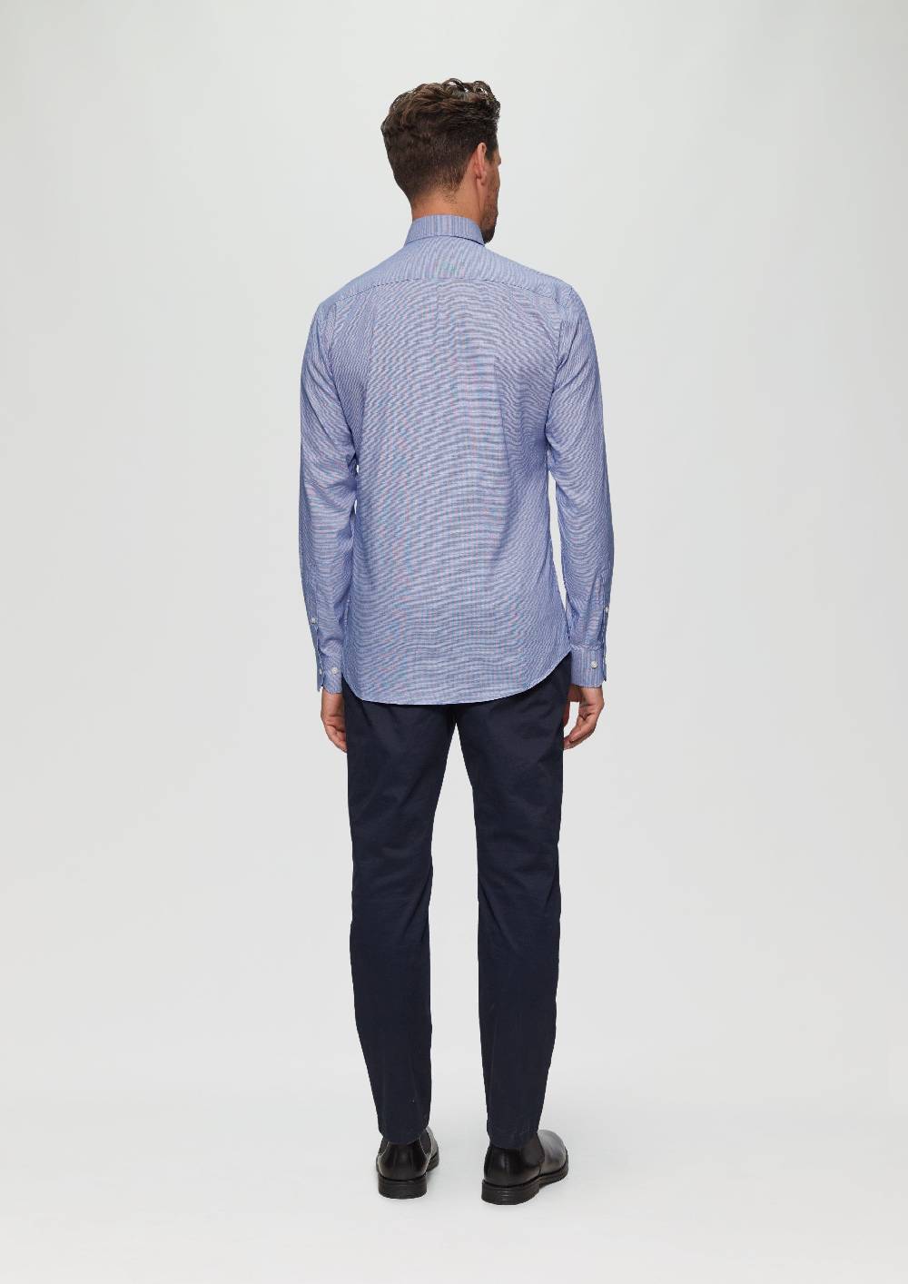 S.Oliver Tailored Fit: Hemd Aus Baumwollstretch