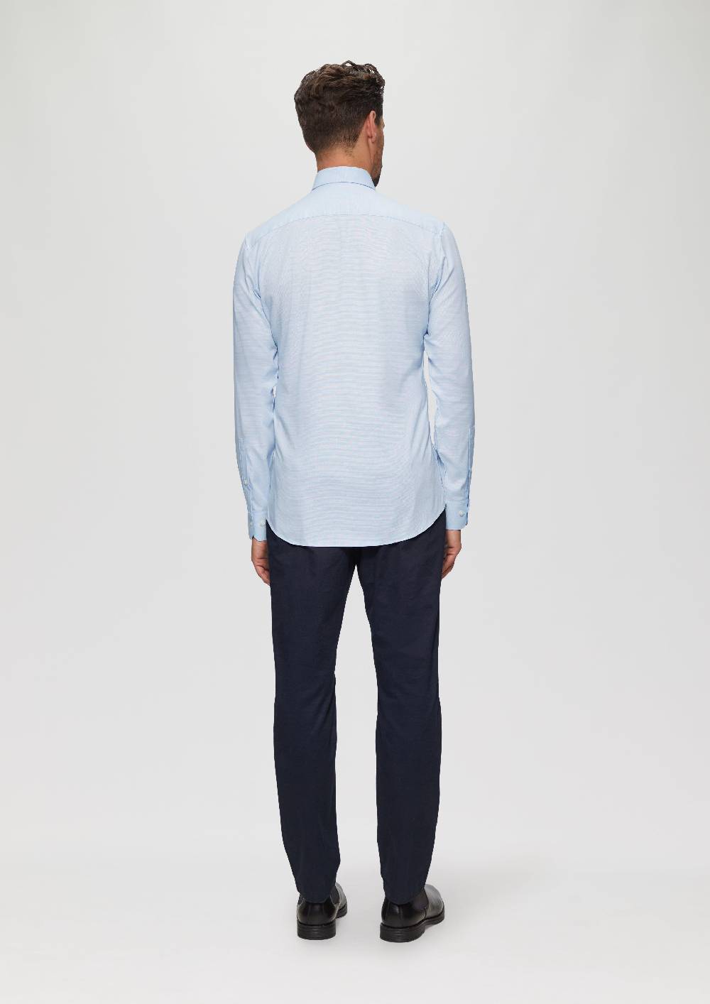 S.Oliver Tailored Fit: Hemd Aus Baumwollstretch