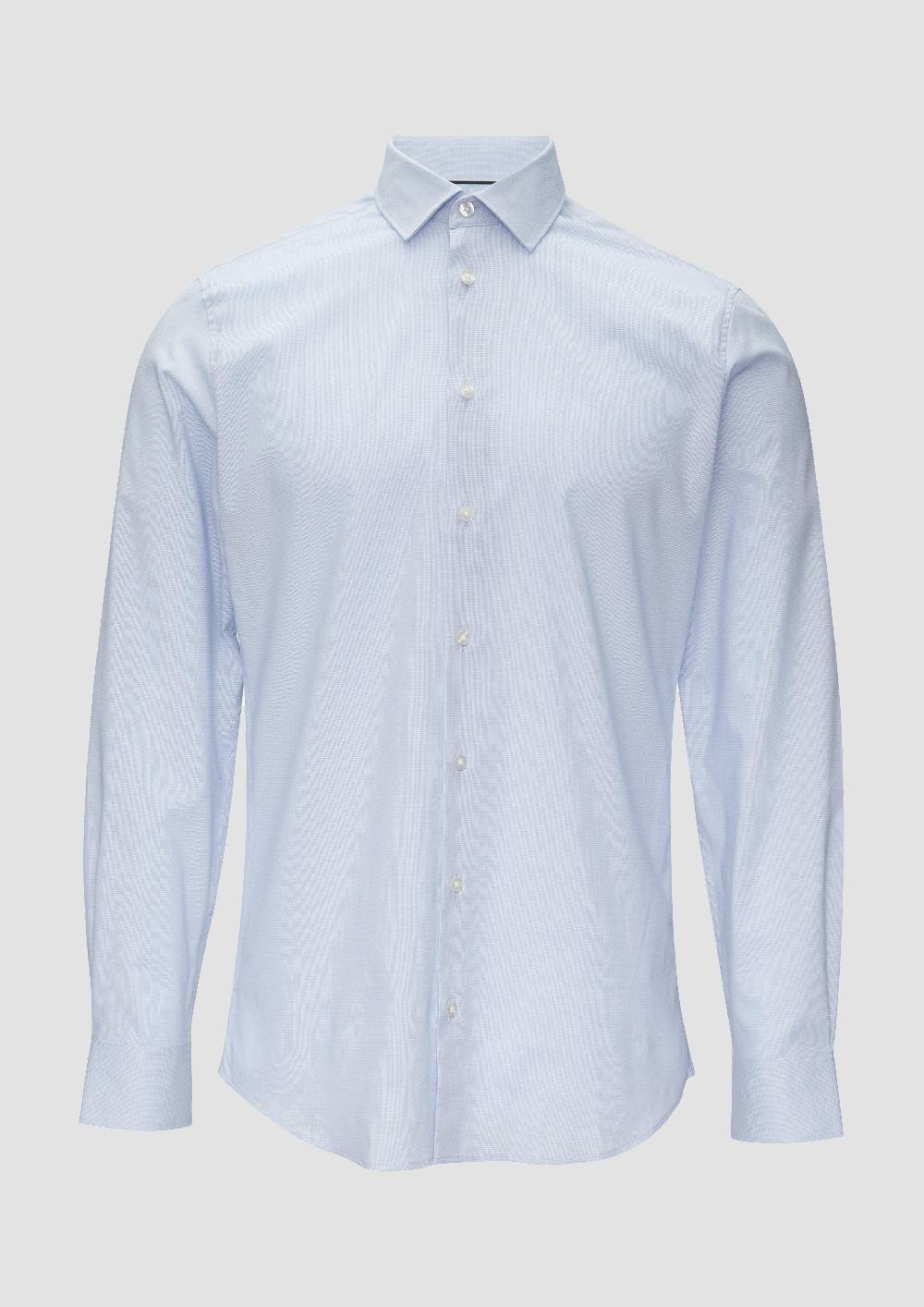 S.Oliver Tailored Fit: Hemd Aus Baumwollstretch