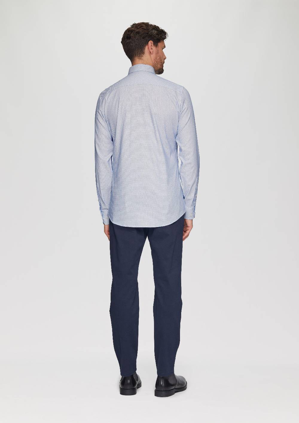S.Oliver Tailored Fit: Hemd Aus Baumwollstretch