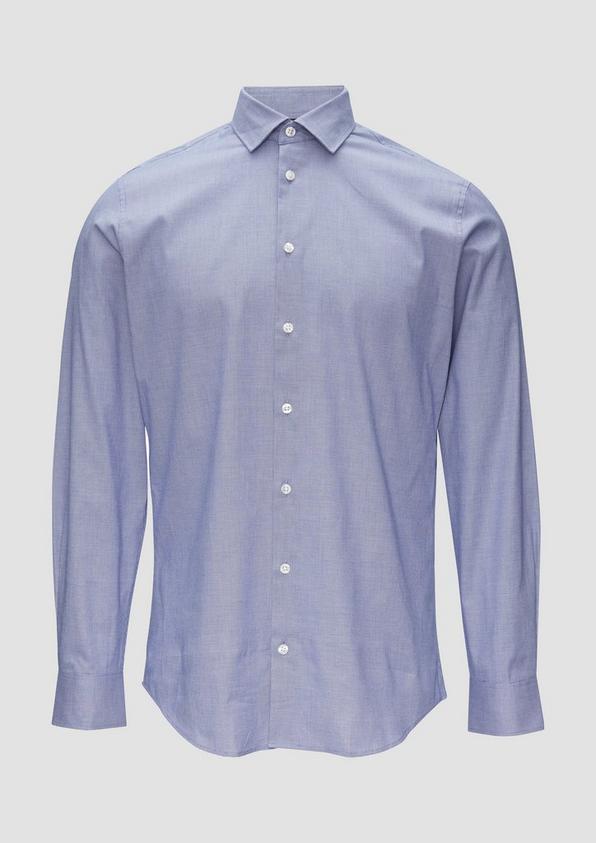 s.Oliver Tailored Fit: Hemd aus Baumwollstretch