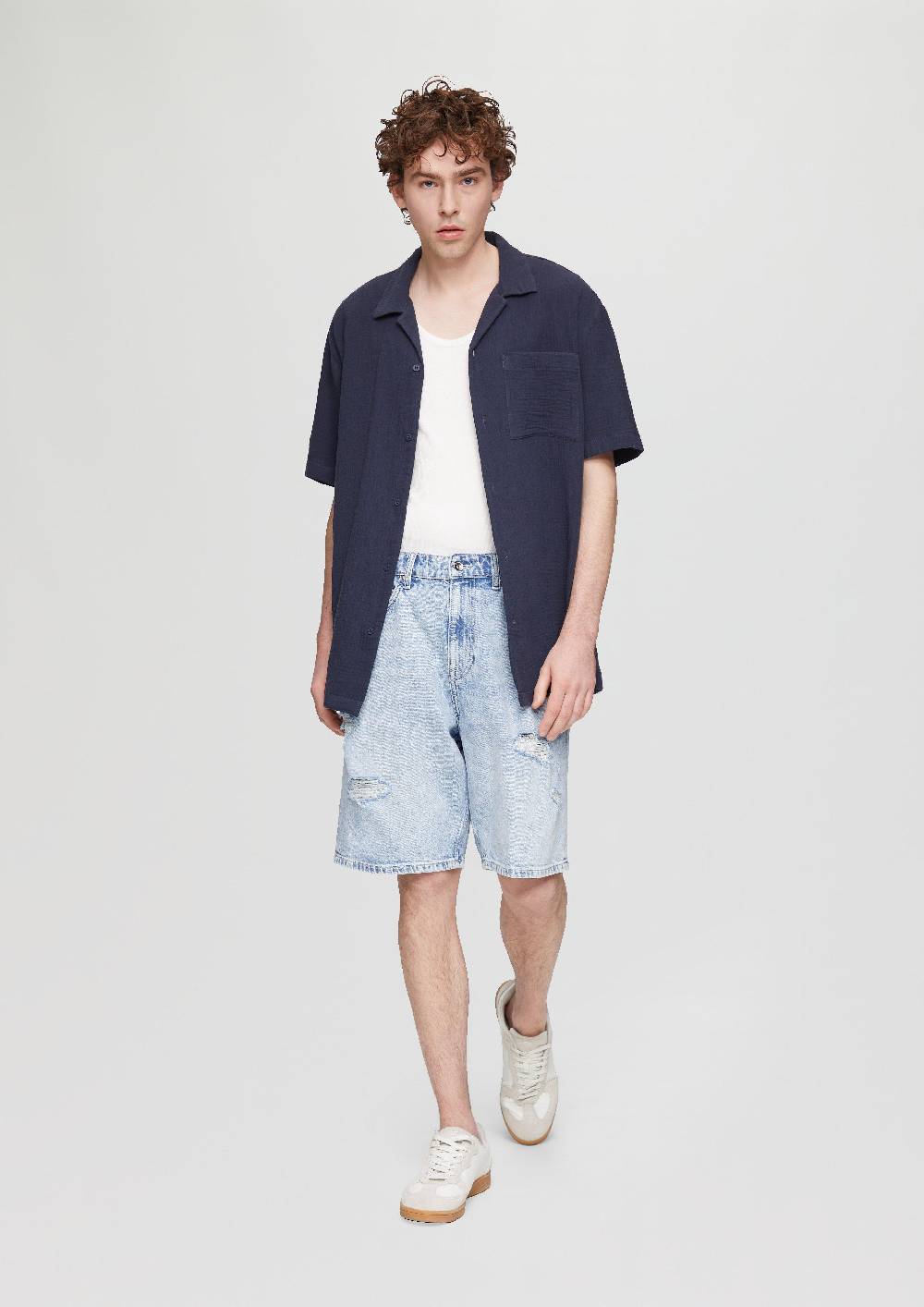 S.Oliver Tanktop Mit Rippstruktur Und Rippblende