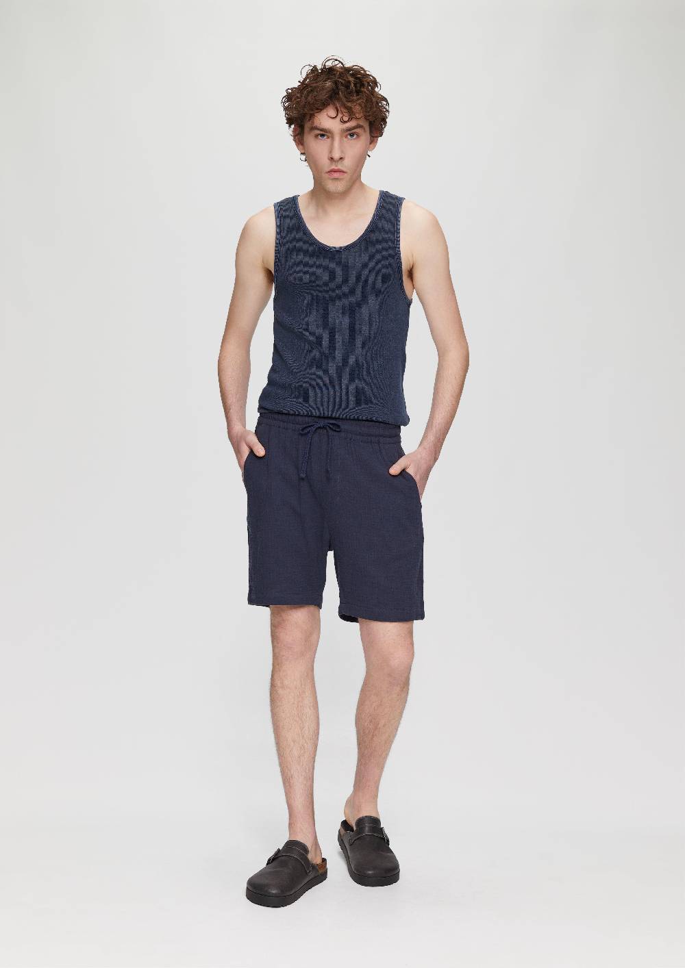 S.Oliver Tanktop Mit Rippstruktur Und Rippblende