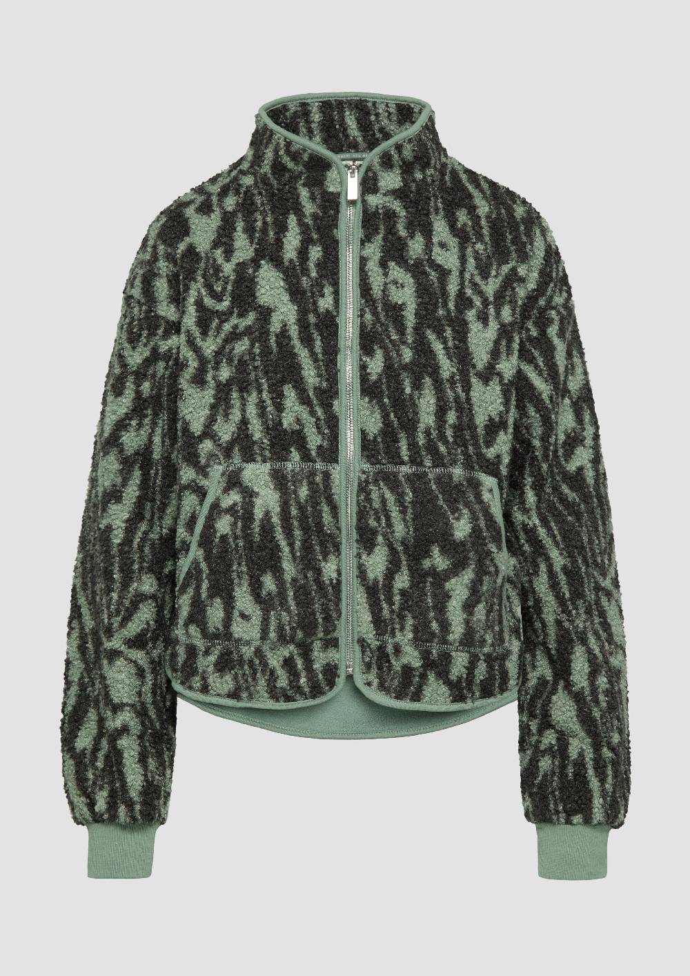 S.Oliver Teddyjacke Mit All-over-Print