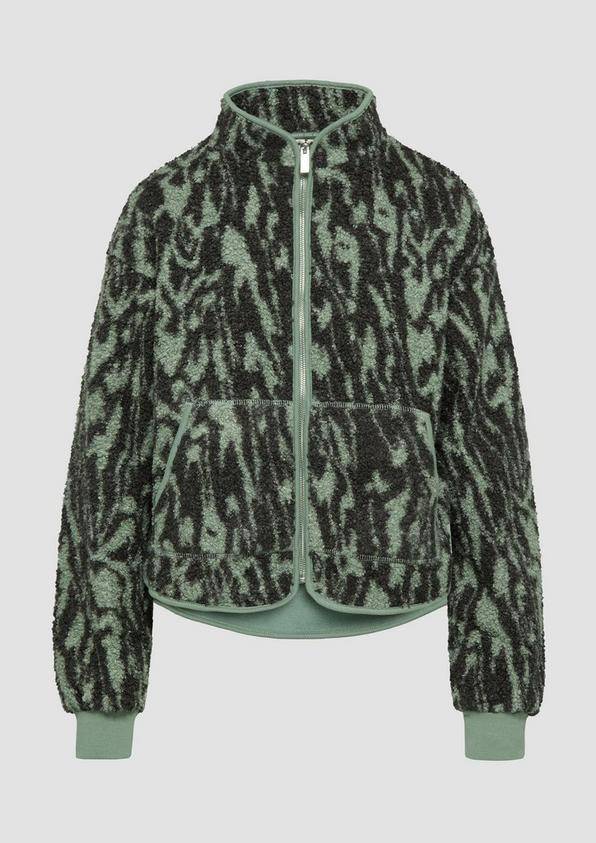 s.Oliver Teddyjacke mit All-over-Print