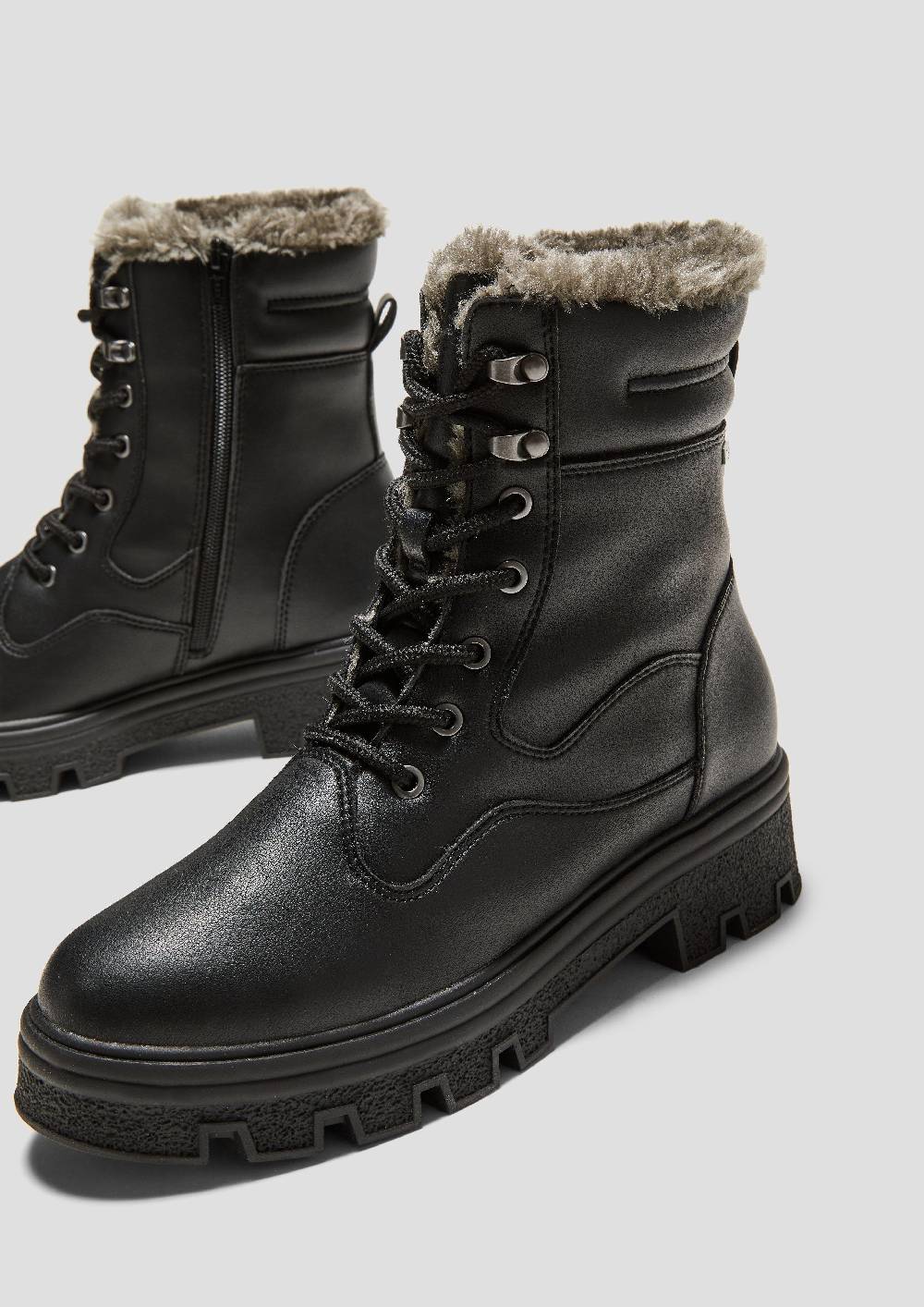 S.Oliver Tex-Stiefel Mit Profilsohle