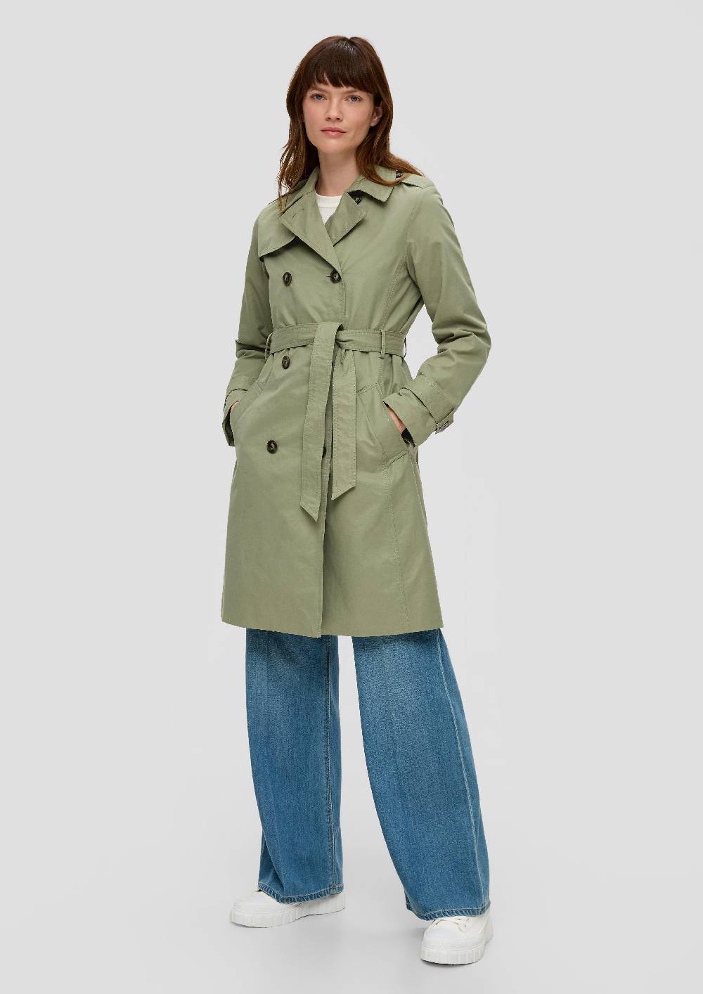 S.Oliver Trenchcoat Mit Bindegürtel