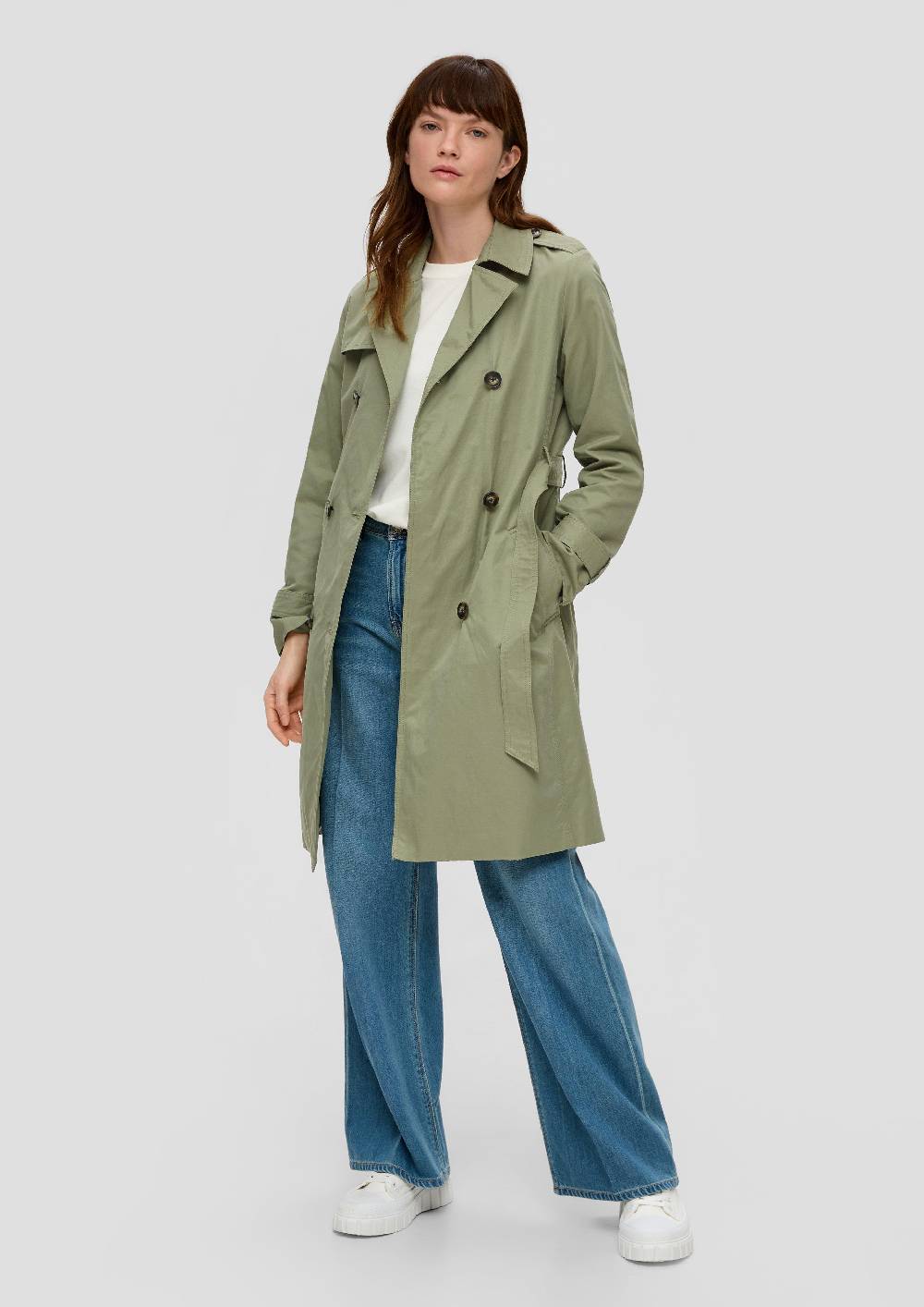 S.Oliver Trenchcoat Mit Bindegürtel